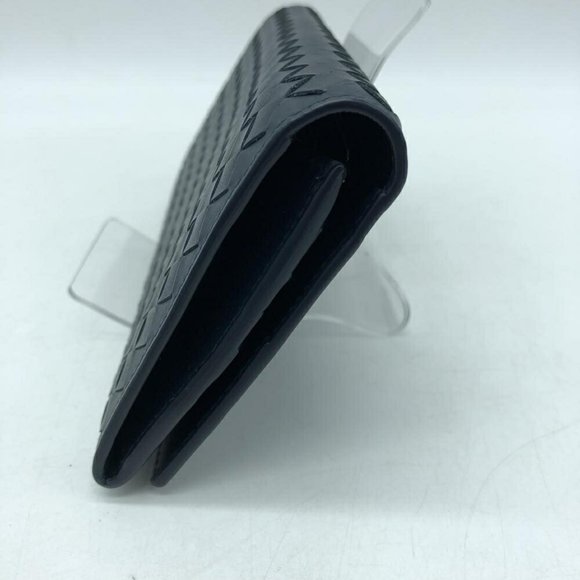 BOTTEGA VENETA 577559 intrecciato long wallet navy - Picture 9 of 9